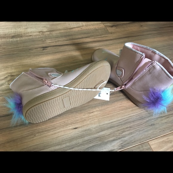 Cat & Jack Shoes Sale Nwt Girls Cat Jack Unicorn Ankle Boots Sz